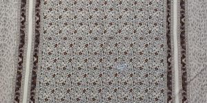 Ajmal Traditional Leaf Border Printed Bed Sheet