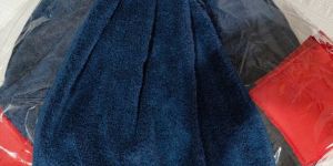 Dark Blue Terry Hanging Cotton Kitchen Towel