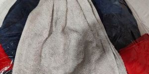 Grey Terry Hanging Cotton Kitchen Towel