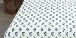 Hastkala Cotton Blend Double Bed Sheet