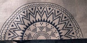 Customized Carpet Madhubani Painting