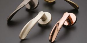 EDGE S-1005 Modern Wavy Mortise Door Handle Set