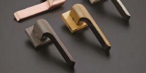 EDGE S-1040 Modern Sculpted Mortise Door Handle Set