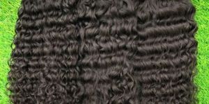 Black Curly Remy Human Hair Extension