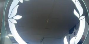 Fancy LED Backlit Mirror with Touch Sensor