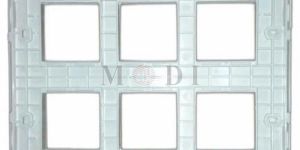 Anchor Wooden Finish Modular Switch Plate