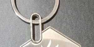 Hut Shape Metal Key Chain