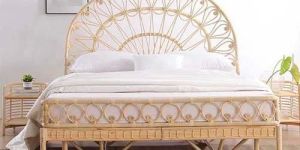 Cane Double Bed