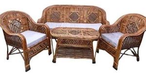 Cane Sofa Set
