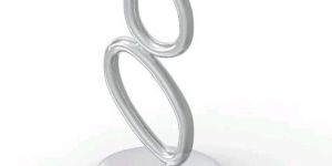 Nickel Plated Aluminum Candle Holder