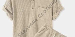 Mens Casual Cotton Romper