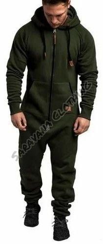 Mens Casual Knit Jumpsuit