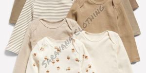 Old Navy Unisex Baby Bodysuit Set Neutral Tone Long Sleeve