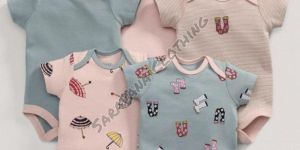 Old Navy Unisex Baby Bodysuit Set with Rain and Umbrella Prints