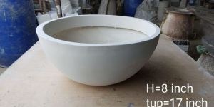 frp bowl shape planter
