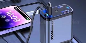 Multi-Function 120W Car Charger with Fast Charging