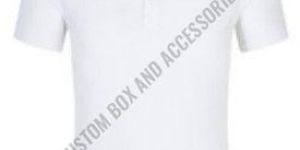 190 GSM White Soft Spun Sublimation Polo T-Shirt