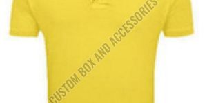 190 GSM Yellow Soft Spun Sublimation Polo T-Shirt