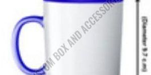 A++ Grade 350 Ml Blue Three Tone Ceramic Mug