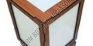 Brown Plain Sublimation Big Rotating Lamp