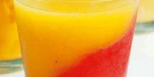 Frozen Mango & Strawberry Juice