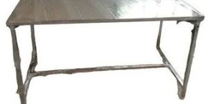 stainless steel silver table