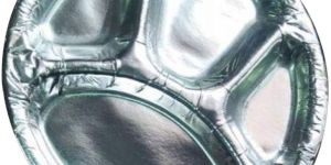 4 CP Silver Foil Disposable Paper Plate