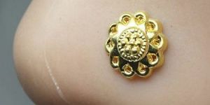 Indian Style Golden Nose Pin