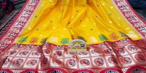Multicolor Baluchari Bishnupur Silk Saree