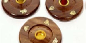 Wooden Incense Cone Holder