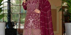 Ladies Party Wear Sharara Suit