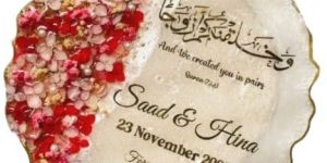 Resin Engagement Ring Platter