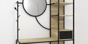 Iron Wooden Dressing Table