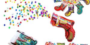 Confetti Party Blaster Gun, Mini Air-Powered
