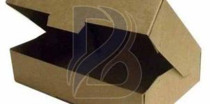 Brown E Flute Box with Silver Coating