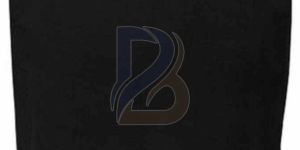 Plain Black D Cut Paper Bag