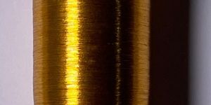 dark gold zari threads