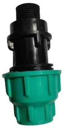 pp compression brass male thread adapter