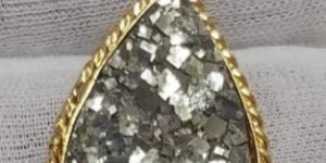 pyrite crystal pendant
