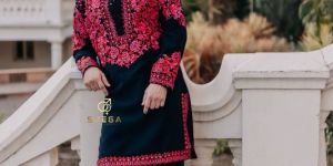 mens evenight blossom kurta set