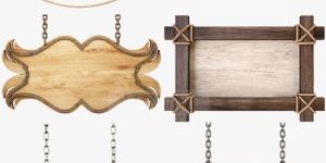 Wooden Name Boards