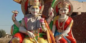 Marble Laxmi Narayan Statue