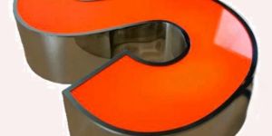 led name glow sign board