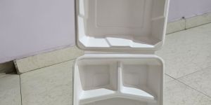 Sugarcane Bagasse Takeaway Clamshell Box