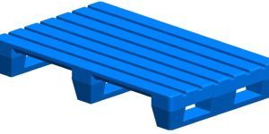 4 Way Entry Non Reversible, Rackable Plastic Pallet L680 X W1080 X H165 Mm SIP-R24-6810GS