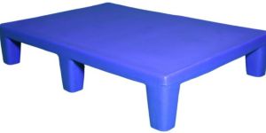 4 Way Roto Molded Plastic Pallet L800 X W580 X H150 Mm SIP-P4-0805FP
