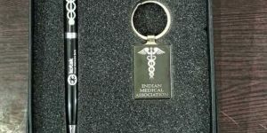 Premium Pen and Keychain Gift Set