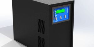 Black Metal UPS Cabinet