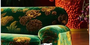 Printed Sofa Velvet Fabric