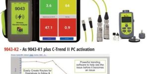 Triaxial Wireless Vibration Analyzer with Software